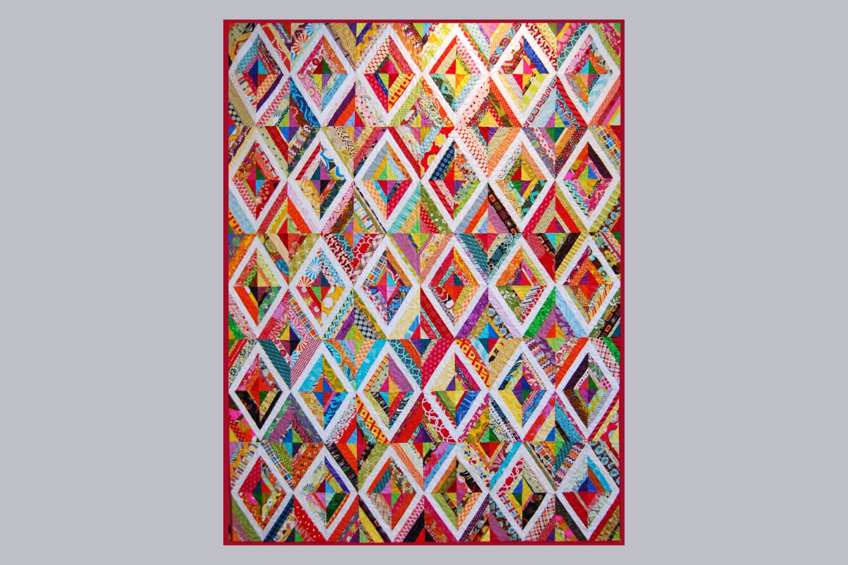 Diamond String Quilt Block Pattern String Quilt Block Pattern Ideas - Quilt Backing Calculator