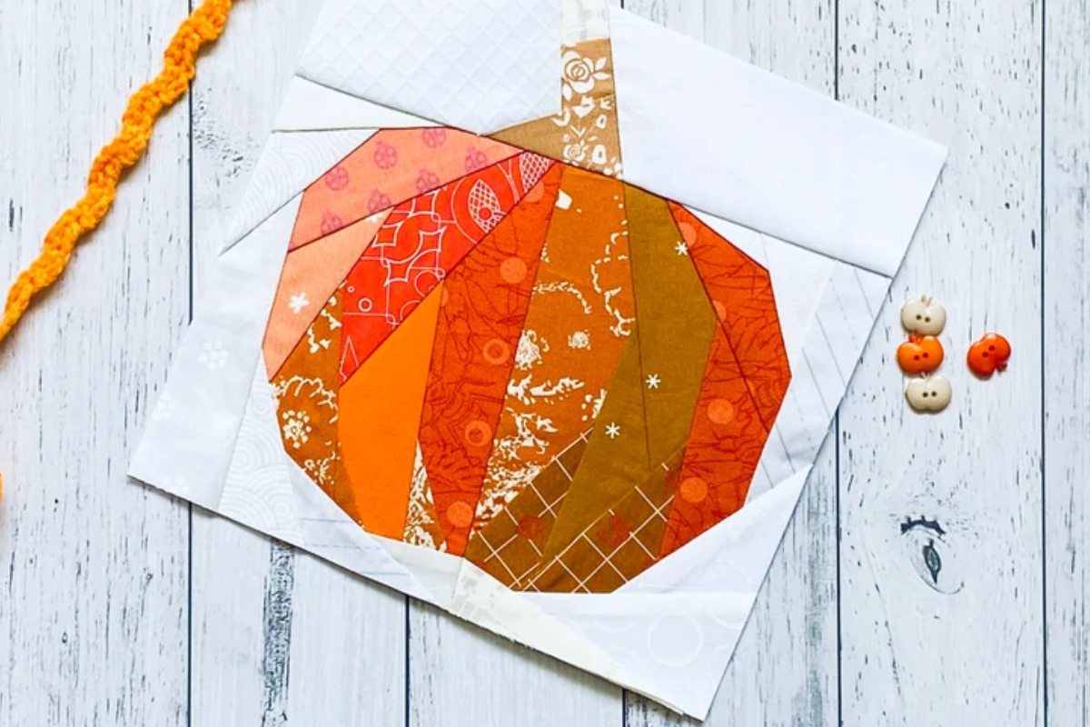 pumpkin fall quilt block ideas