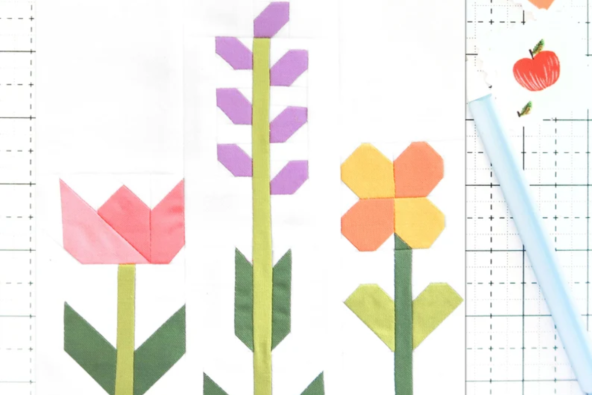Flower Quilt Block Pattern Ideas - Quilt Backing Calculator