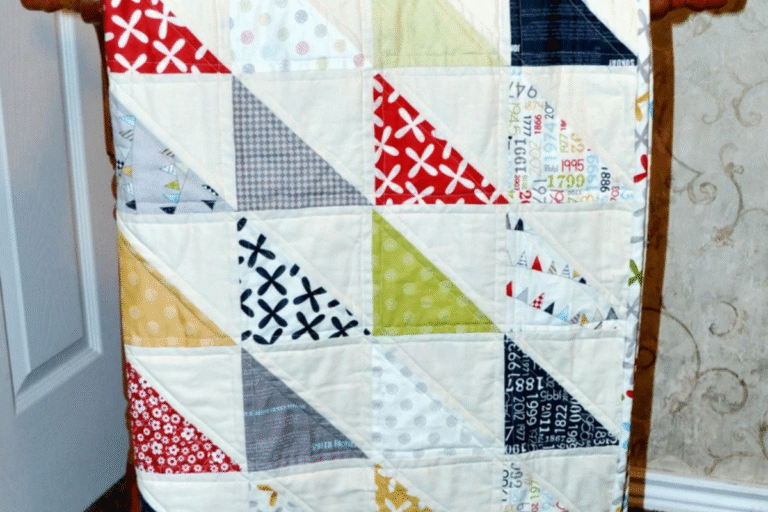 Half Square Triangle Quilt Pattern Ideas