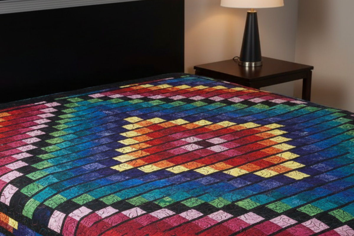 free trip around the world quilt pattern