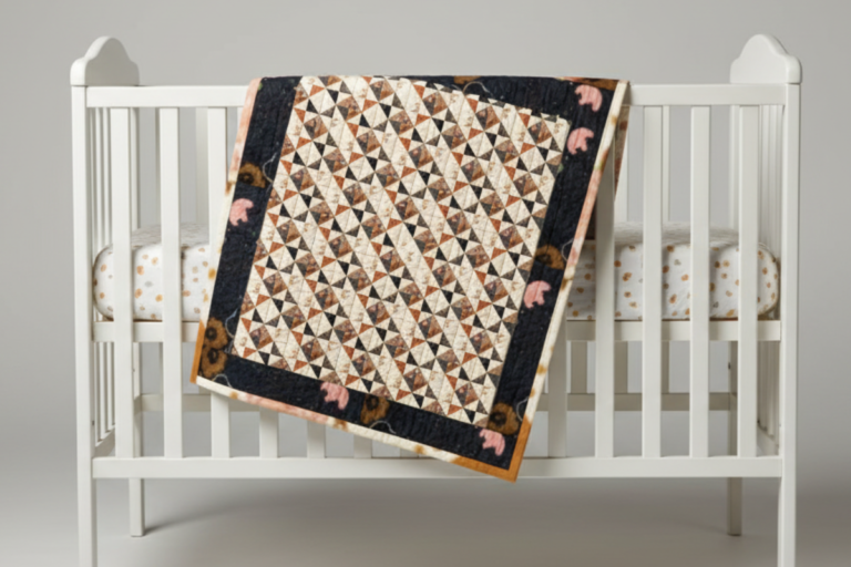 half squares triangles quilt pattern