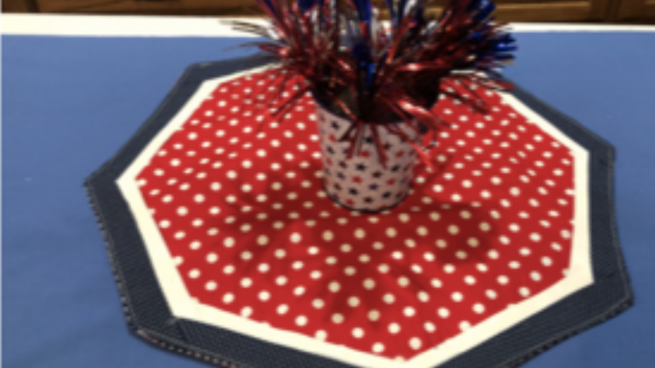 octagon table topper pattern